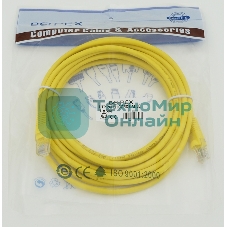 Патч-корд molded 5E Copper 5m желтый