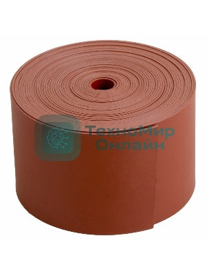 Термоусаживаемая лента с клеевым слоем Rexant 50 мм х 0,8 мм, красная, ролик 5 м, ТЛ-0,8