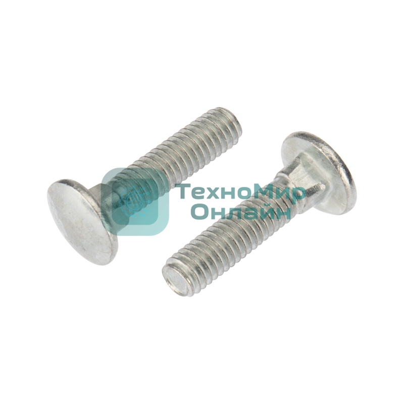 Болт мебельный Kranz DIN 603, 6х25, короб (50 шт./уп.)