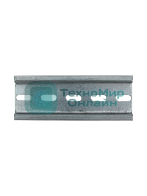 Рейка DIN Rexant 100 см перфорированная оцинкованная