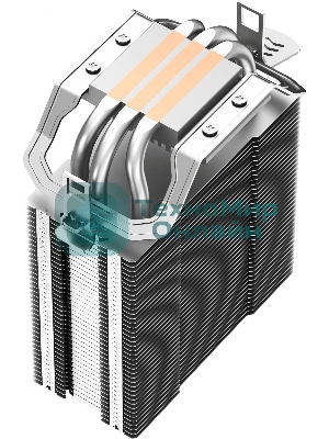 Кулер для процессора DEEPCOOL AG300 серебристый, 92 мм, алюминий/медь, 3050 об/мин, 30.5 дБ, 4 pin, 150 Вт, 129 мм