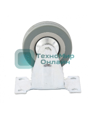 Колесо неповоротное Сибртех, диаметр 50 мм, крепление платформенное