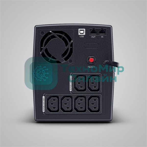 Источник бесперебойного питания CyberPower UT1500EIG ИБП Line-Interactive, Tower, 1500VA/900W USB/RJ11/45/USB charger A/C (6 IEC С13) NEW