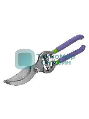 Секатор прямого реза Palisad 255 мм, цельнокованый, металлические обрезиненные рукоятки