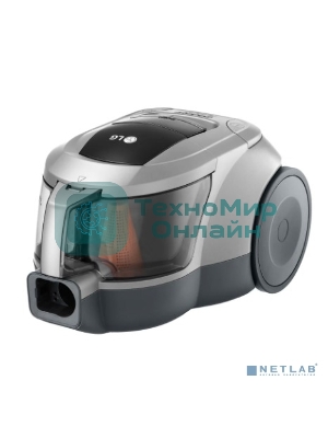 Пылесос LG VC5420NNTS серебристый/черный, 380/2000 Вт, уборка сухая, пылесборник контейнер 1.3 л