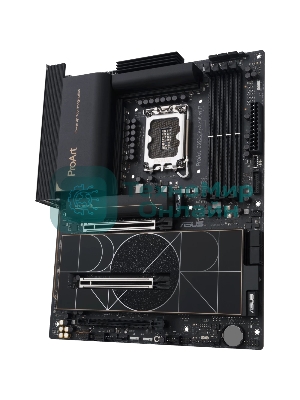 Материнская плата ASUS ProArt Z890-CREATOR WIFI, LGA 1851, Intel Z890, 4xDDR5, 4xSATA, 5xM.2, 2xPCIe 5.0 x16, 1xPCIe 4.0 x16, 1xHDMI, 1xDP, 1x 10Gb LAN, 1x 2.5Gb LAN, 2xUSB-C 10Gbps, 6xUSB-A 10Gbps, 1xUSB-A 2.0, 7.1, ATX