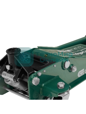 Домкрат гидравлический подкатной Сибртех, 3,5 т, 95-520 мм, быстрый подъем, низкий подхват, проф