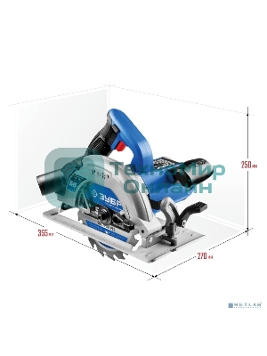 Циркулярная пила (дисковая) Зубр ПДП-55 1300Вт (ручная)