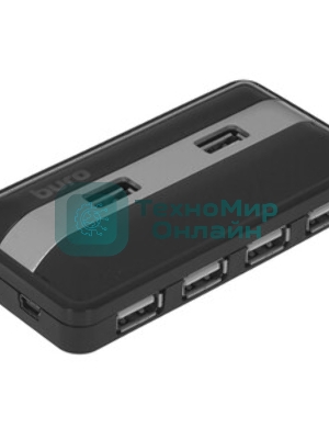 USB-концентратор Buro BU-HUB7-1.0-U2.0, USB 2.0, USB 7 портов, USB