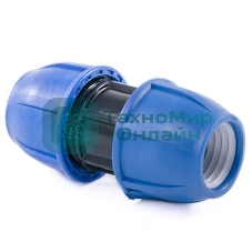 Муфта компрессионная PN16 d25 для ПЭ труб RTP 14696