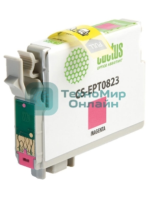 Картридж струйный Cactus CS-EPT0823 (T0823) пурпурный (13,8 мл) для Epson Stylus Photo R270/290/RX590