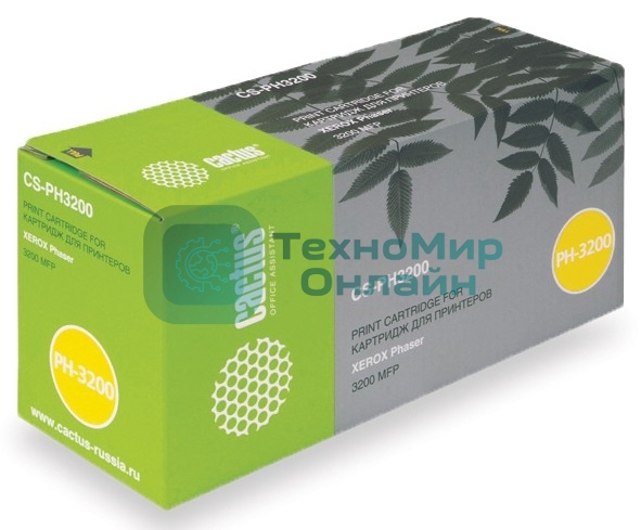 Картридж лазерный Cactus CS-PH3200 (113R00730) черный (3000 стр.) для Xerox Phaser 3200 MFP