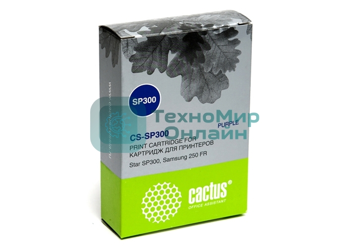 Картридж матричный Cactus CS-SP300 фиолетовый (1 800 000 знаков) для Star SP300/Samsung 250 FR