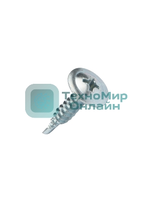 Саморез с прессшайбой Kranz ПШС сверло 4,2х19мм, пакет (1000 шт/уп)