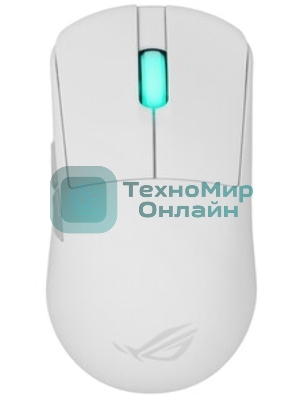Мышь беспроводная ASUS ROG Harpe Ace Mini белый, 42000 dpi, радиоканал, Bluetooth, USB, кнопки - 5