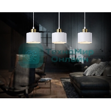 Светильник Ambrella light TR8117/3 WH/BS белый/латунь E27*3 max 40W 580*120*970