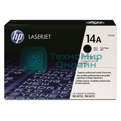 Картридж лазерный HP CF214A черный LaserJet 700 MFP M712 (10 000 стр.)
