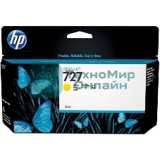 Картридж струйный HP 727 B3P21A желтый для HP DJ T920/T1500 (130мл)