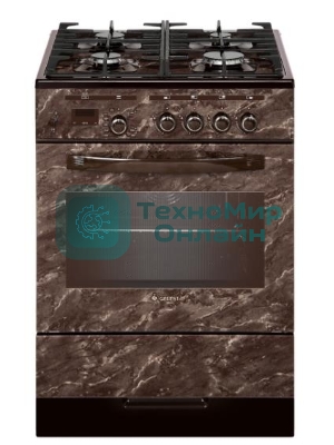 Плита газовая Gefest ПГ 6500-03 0054 коричневый, конфорок 4 шт, духовка 52 л, 60 см x 85 см x 60 см