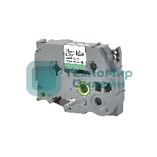 Кассета с лентой S'OK by Sakura Printing TZE745 для Brother, белый на зеленом, 18мм/8м, наклейка