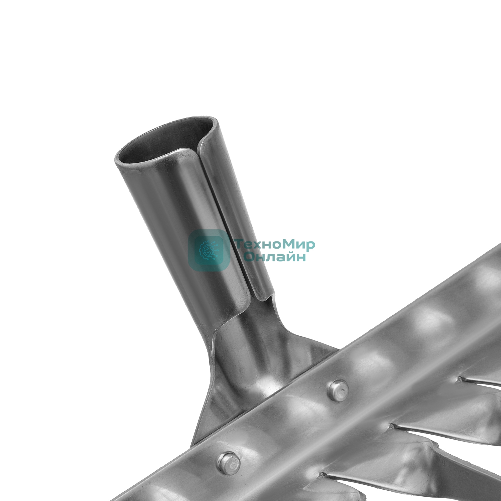 Грабли 14-зубые витые Сибртех, 340 мм, нерж. сталь, без черенка