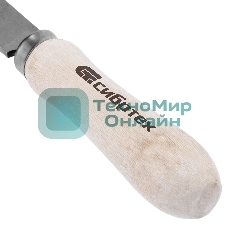 Напильник Сибртех, 150 мм, плоский, деревянная ручка