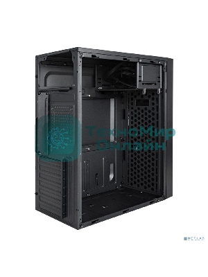 Компьютерный корпус Miditower ExeGate AA-440U (ATX, без БП, 2*USB+1*USB 3.0, аудио, черный)