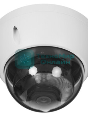 Уличная мини-купольная IP-видеокамера Dahua DH-IPC-HDBW2449FP-AS-IL-0360B Smart Dual Light с ИИ 4Мп, 1/2.9” CMOS, объектив 3.6мм, видеоаналитика, ИК до 30м, LED до 30м, IP67, корпус: металл