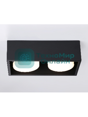 Светильник накладной TN70829/2 BK черный GX53/2 max 12W 200*100*60