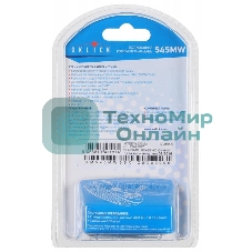 Мышь беспроводная Oklick 545MW черный/синий, 1600 dpi, радиоканал, USB, кнопки - 4