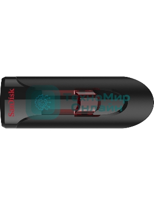 Флешка USB Sandisk CZ600 Cruzer Glide (SDCZ600-064G-G35), 64Gb, USB 3.0, R/W 10/20, черный