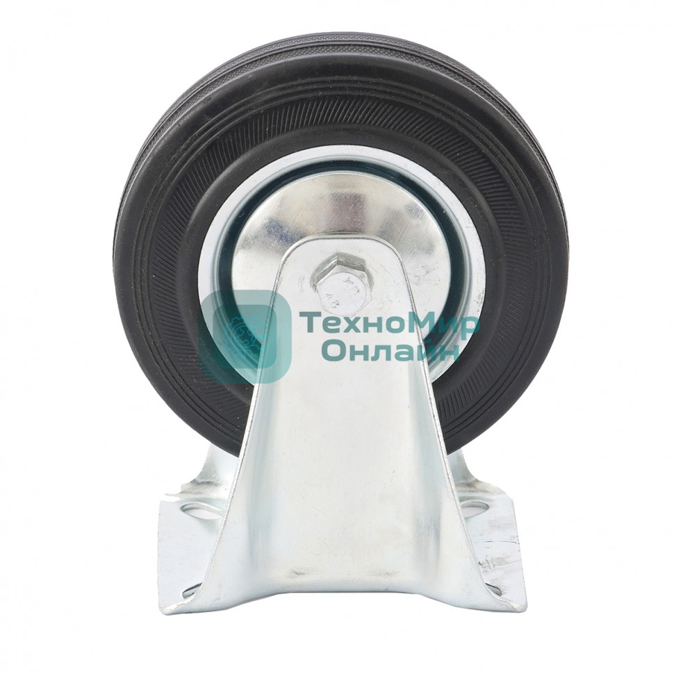 Колесо неповоротное Сибртех, диаметр 125 мм, крепление платформенное