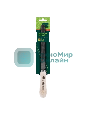 Напильник Сибртех, 150 мм, плоский, деревянная ручка