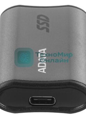 Внешний SSD ADATA Elite SE880, 2TB, USB 3.2 Gen 2x2 Type-C, R/W 2000/2000, серый