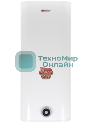Водонагреватель электрический Thermex MK 100 V белый, накопительный, 100 л, 2 кВт, настенный, вертикальный, плоский, бак из нержавеющей стали