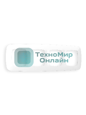 Рамка OMEGA Ecta (Белый глянец) 4-ая OF140104