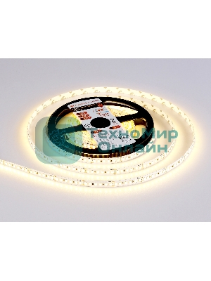 Светодиодная лента Ambrella light GS3201 2835 180Led/ 14.4W m/ 24V IP20 3000K/ 5000*8*1.2mm (2 конт.)