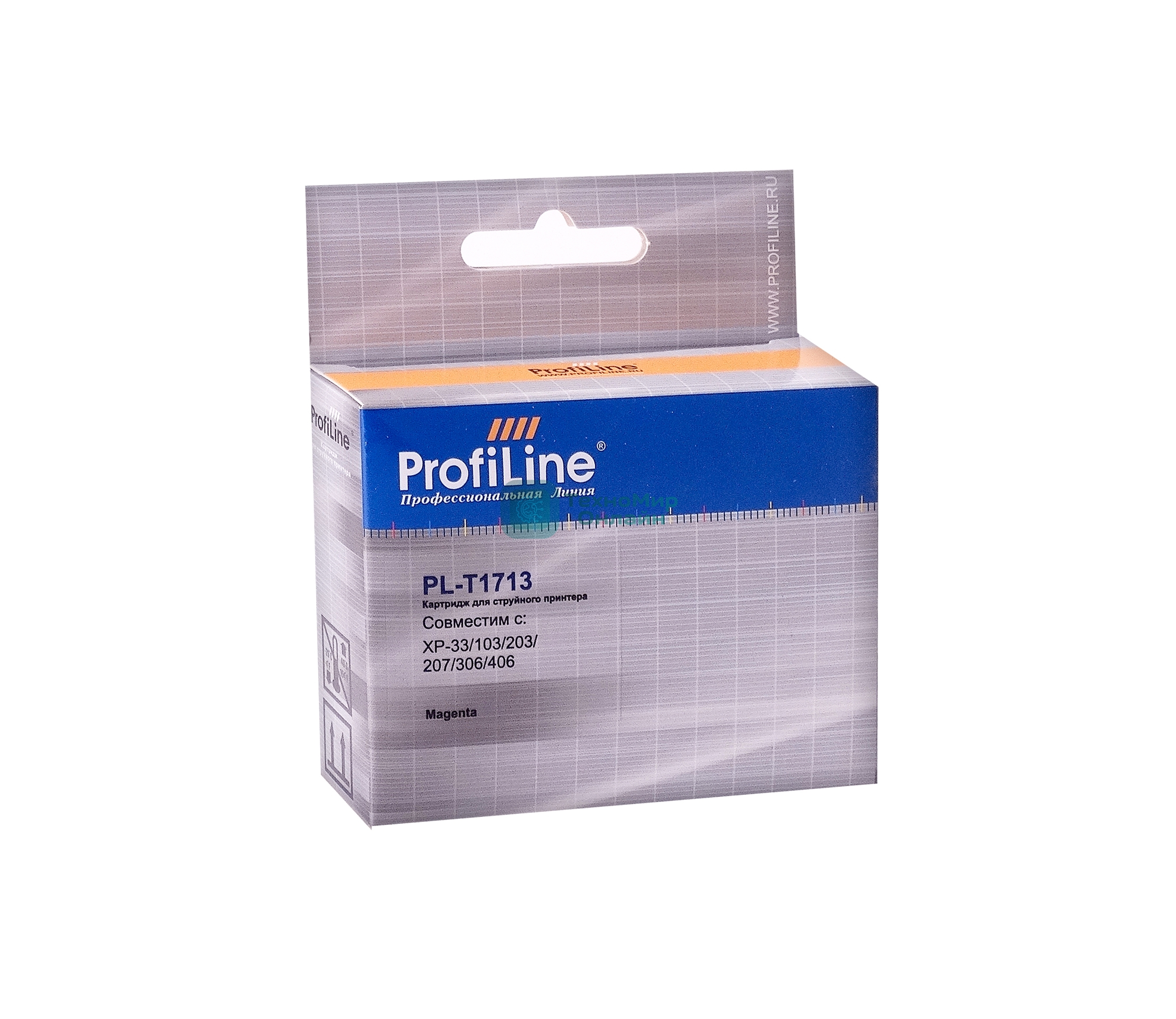 Картридж струйный ProfiLine PL-T1713 для Epson XP-33/103/203/207/303/306/313/406 экономичный повышенной емкости Magenta водн