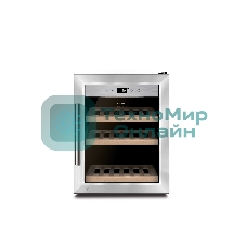 Винный шкаф CASO WineSafe 12 Classic черный, 1 отсек, 12 бут., класс A