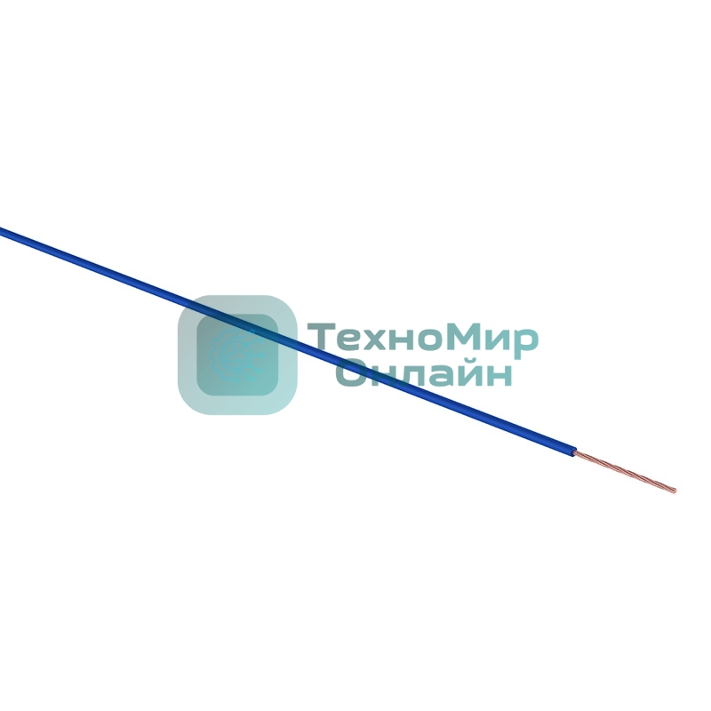 Провод ПГВА Rexant 1х0.75 мм², синий, бухта 100 м