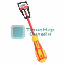 Отвертка Rexant крестовая диэлектрическая PH1 х 125 мм, до 1000 В, двухкомпонентная рукоятка