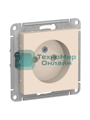 Механизм розетки 1-м СП AtlasDesign без заземл. защ. шторки 16А беж. SchE ATN000249