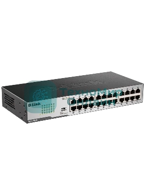 Коммутатор неуправляемый D-Link DGS-1024D с 24 портами 10/100/1000Base-T и функцией энергосбережения