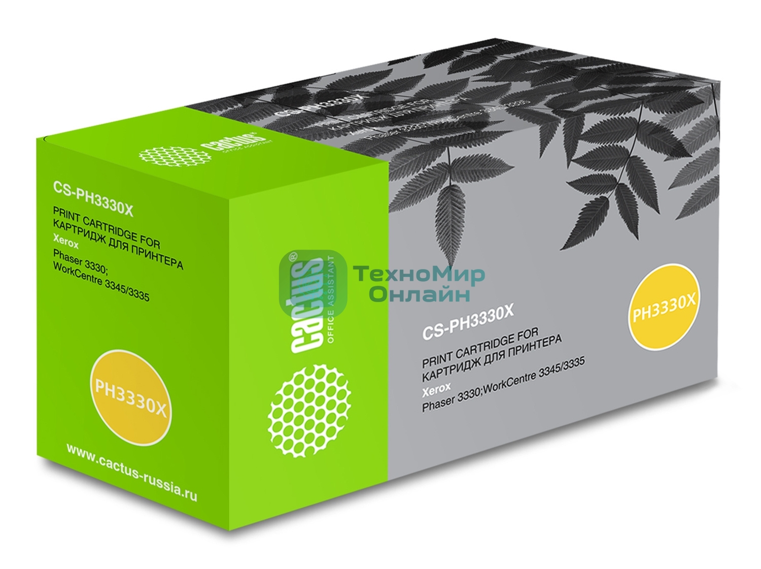 Картридж лазерный Cactus CS-PH3330X (106R03623) черный (15000 стр.) для Xerox Phaser 3330/WC3335