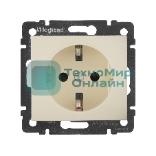 Розетка Legrand 774321 2К+3 со шторками, слон. кость Valena