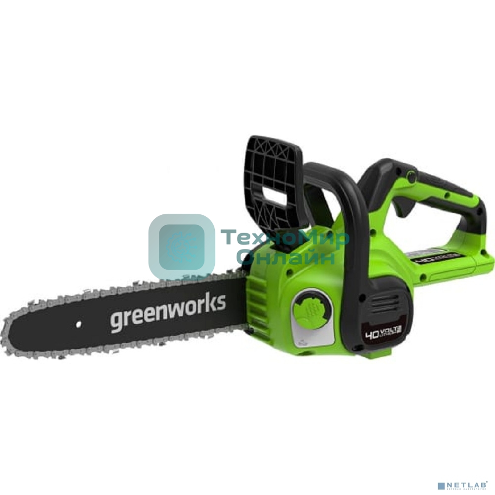 Цепная пила аккумуляторная GreenWorks G40CS30II, 40V, 30 см, без АКБ и ЗУ (2007807)