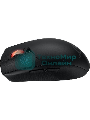 Мышь беспроводная ASUS ROG Strix Impact III Wireless черный, 36000 dpi, радиоканал, Bluetooth, USB, кнопки - 6