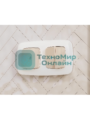 Рамка OMEGA Ecta (Белый глянец) 4-ая OF140104