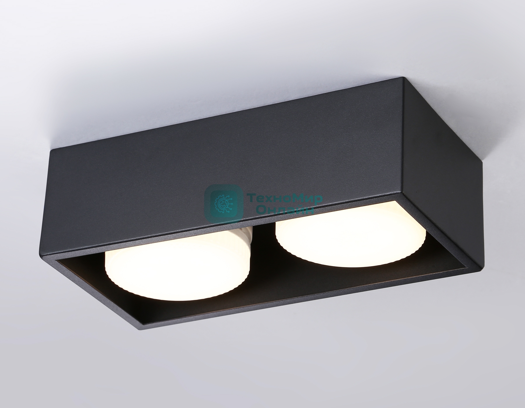 Светильник накладной TN70829/2 BK черный GX53/2 max 12W 200*100*60