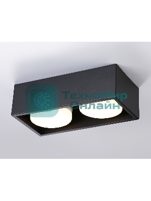 Светильник накладной TN70829/2 BK черный GX53/2 max 12W 200*100*60